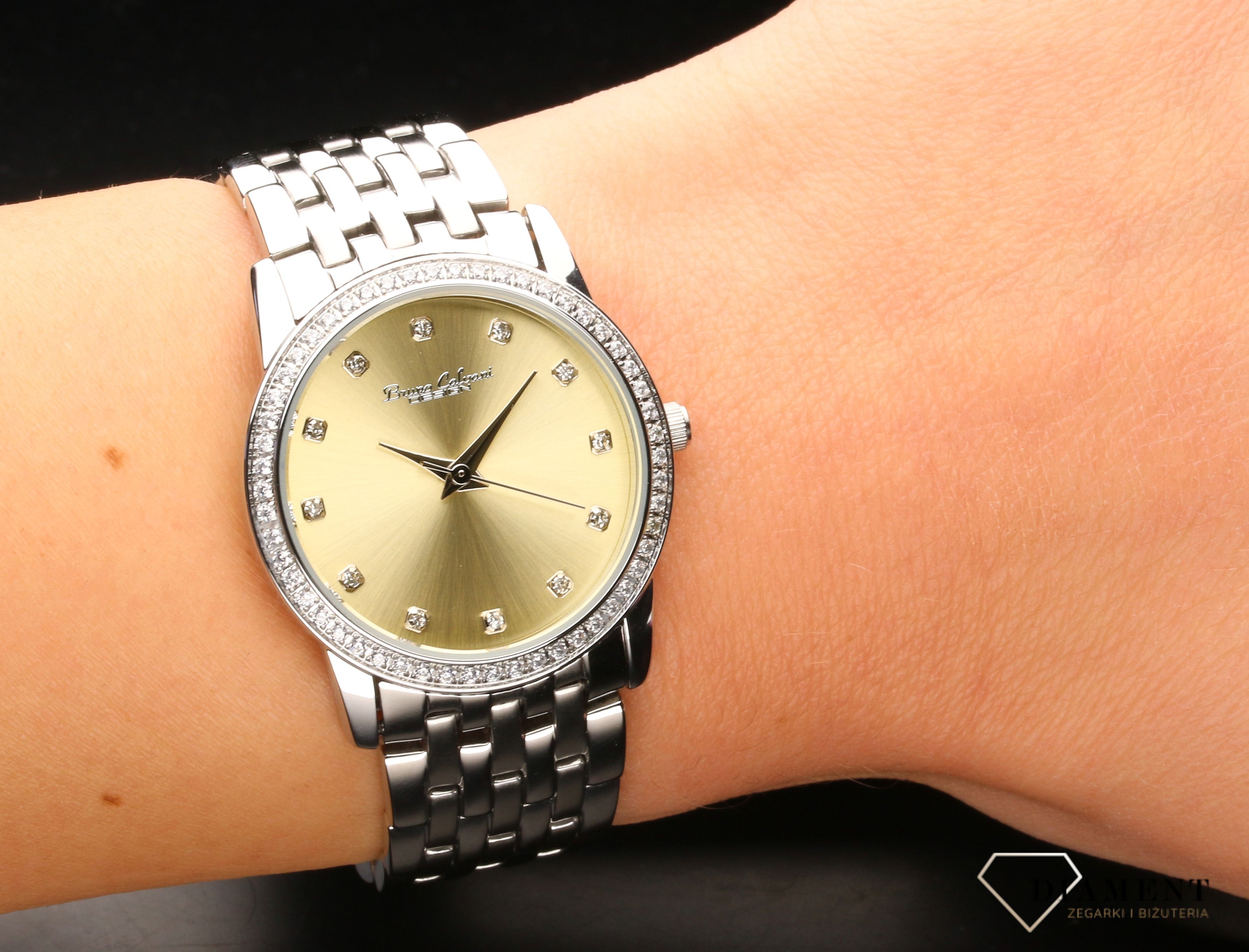 Zegarek damski z cyrkoniami Bruno Calvani FASHION BC974 srebrny jpg.jpg